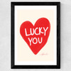 Lucky You Wide Black Frame