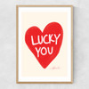 Lucky You Narrow Oak Frame