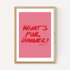 What's For Dinner Pink