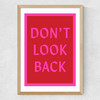 Don't Look Back Medium Oak Frame