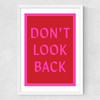 Don't Look Back Medium White Frame