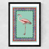 Birdframe Flamingo Medium Black Frame