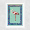 Birdframe Flamingo Narrow White Frame