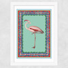 Birdframe Flamingo Wide White Frame
