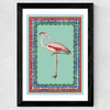 Birdframe Flamingo Wide Black Frame