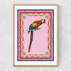 Birdframe Macaw Narrow Oak Frame