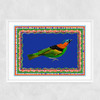 Birdframe Tanager Narrow White Frame