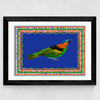 Birdframe Tanager Wide Black Frame