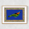 Birdframe Tanager Narrow Oak Frame