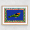 Birdframe Tanager Medium Oak Frame