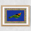 Birdframe Tanager Wide Oak Frame