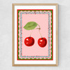 Carnival Cherries Medium Oak Frame
