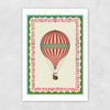 Carnival Hot Air Balloon Unframed Print