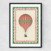 Carnival Hot Air Balloon Narrow Black Frame