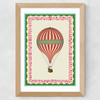 Carnival Hot Air Balloon Wide Oak Frame
