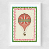 Carnival Hot Air Balloon Medium White Frame