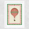 Carnival Hot Air Balloon Wide White Frame