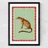 Carnival Leopard Medium Black Frame