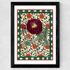 Flora & Pattern VI Wide Black Frame
