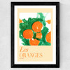 Les Oranges Une フude I Wide Black Frame