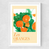 Les Oranges Une フude I Medium White Frame