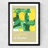 L'albero di limone II Medium Black Frame
