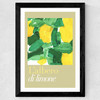 L'albero di limone II Wide Black Frame