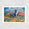 Desert Horses Unframed Print