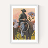 Retro Rodeo Cowboy