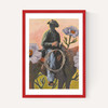 Retro Rodeo Cowboy