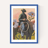 Retro Rodeo Cowboy