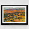 River Wide Black Frame