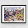 Rocky Path Medium Black Frame