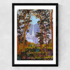 Embroidered Yosemite Medium Black Frame