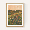 Pastel Poppy Landscape