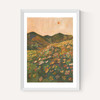 Pastel Poppy Landscape