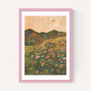 Pastel Poppy Landscape