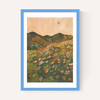 Pastel Poppy Landscape
