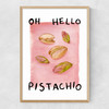 Oh Hello Pistachio Narrow Oak Frame