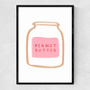 Peanut Butter Narrow Black Frame