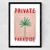Private Paradise Palm Medium Black Frame