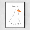 Silly Goose Narrow Black Frame
