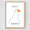 Silly Goose Medium Oak Frame