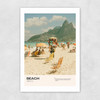 Beach Unframed Print