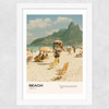 Beach Wide White Frame