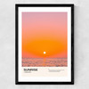 Morning Sunrise Medium Black Frame