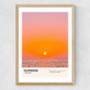 Morning Sunrise Medium Oak Frame