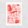 I Love London Unframed Print