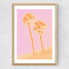 Palms I Medium Oak Frame