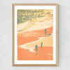 Palms II Medium Oak Frame